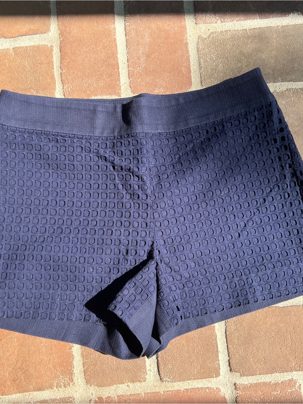 J. Crew Navy Textured Shorts